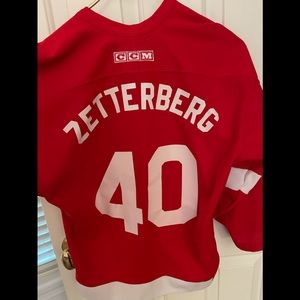 Detroit Red Wings Zetterberg youth jersey